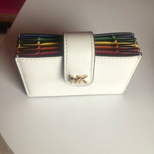 Michael Kors rainbow card wallet
